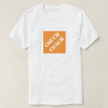 Couch Coach Funny Dad Humourous Father's Day Gift T-Shirt<br><div class="desc">Couch Coach Funny Dad Humourous Father's Day Gift Idea - Does your Dad love sports and activities? Does he support your sports interests, attend games and events, coach the team? Keep Dad laughing all day on Father's Day with this funny sports theme shirt. Looking for a fun gift idea for...</div>