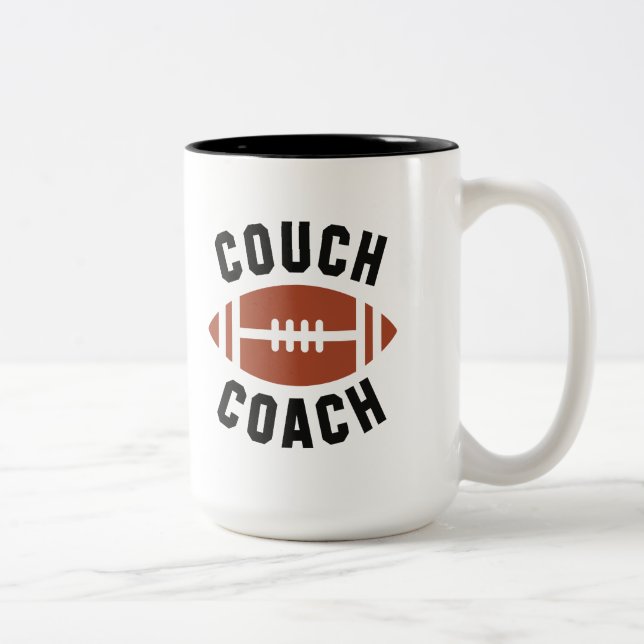 Couch Coach Two-Tone Coffee Mug (Right)