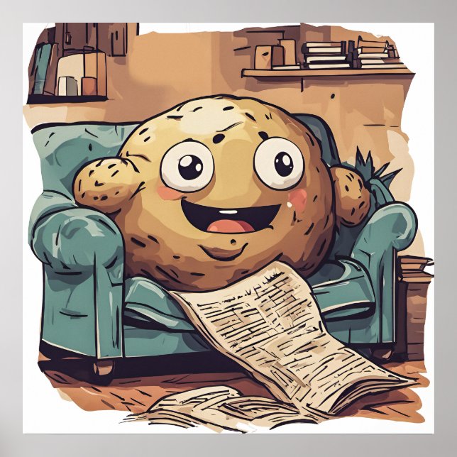 Couch Potato - Art Print (Front)