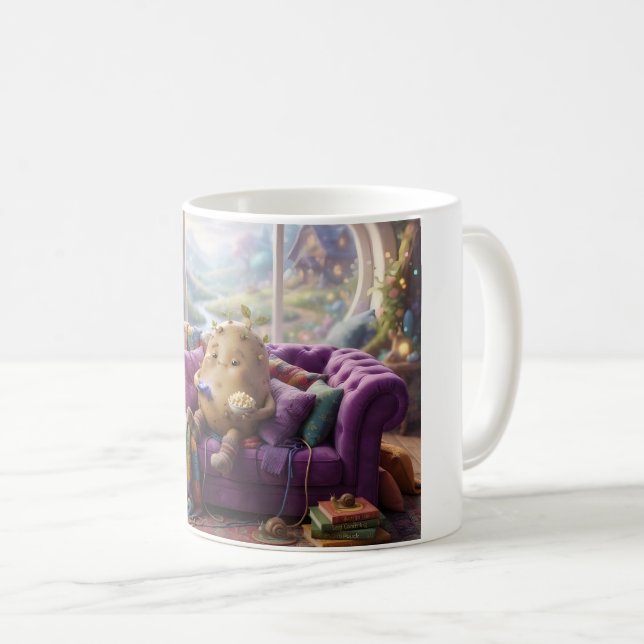 Couch Potato Coffee Mug (Front Right)