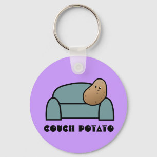 Couch Potato Keychain