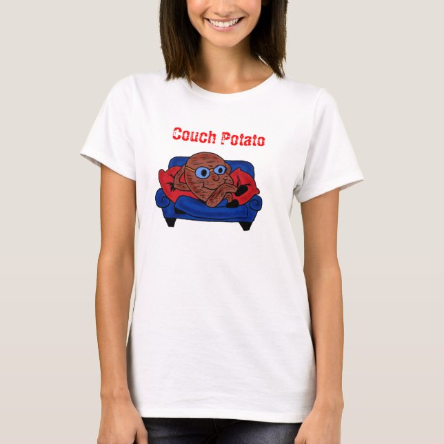 Couch Potato ladies shirt (Front)