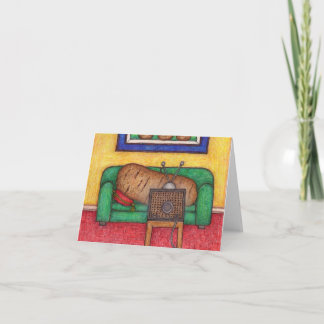 Couch Potato Note Cards