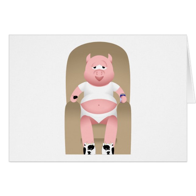 Couch Potato Pig (Front Horizontal)