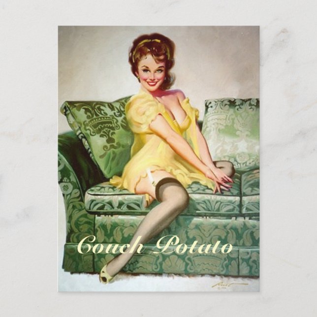 Couch Potato postcard (Front)