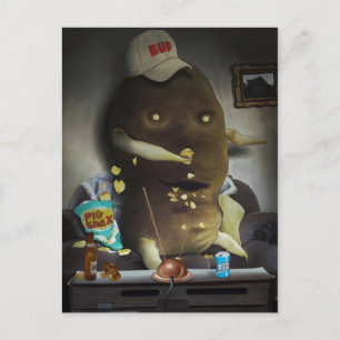 Couch Potato Postcard