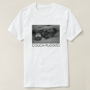 COUCH PUGTATO COUCH POTATO PUG T-Shirt