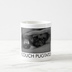 COUCH PUGTATO POTATO PUG COFFEE MUG