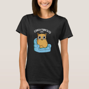 Couch Purr-tato Funny Potato Pun T-Shirt