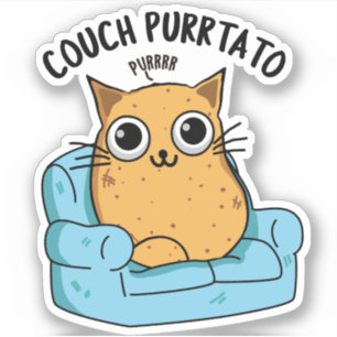 Couch Purrtato Funny Potato Pun 