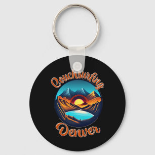 Couch Surfing Denver Colorado Keychain