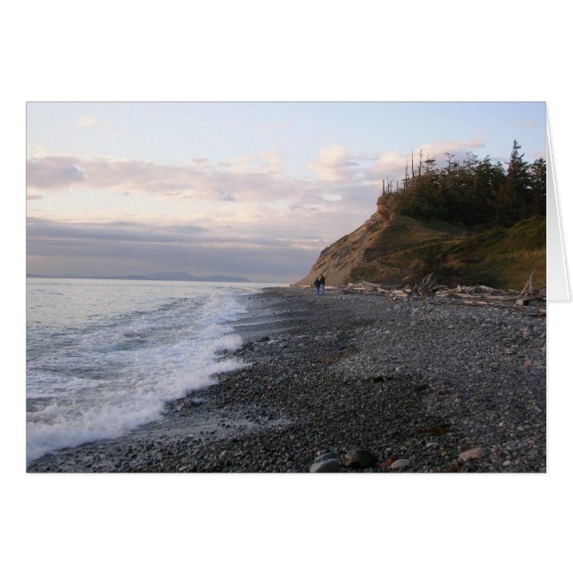 Couché de soleil sur Whidbey Island (Devant horizontal)