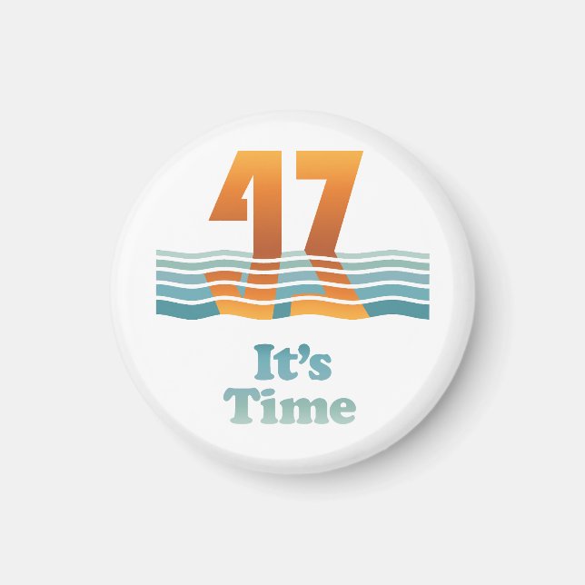 Coucher de soleil 47 Aimant (Devant)