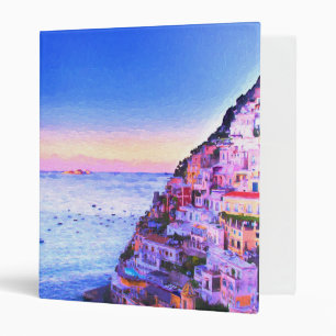 Coucher de soleil à Positano, Italie Classeur
