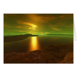 coucher de soleil Alien