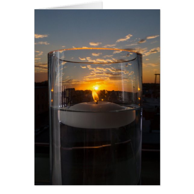 Coucher de soleil aux chandelles (Devant)