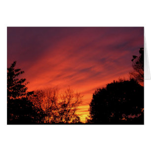 Coucher de soleil avant tempête ~ carte