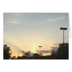 Coucher de soleil, carte