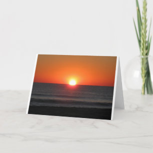 Coucher de soleil, carte