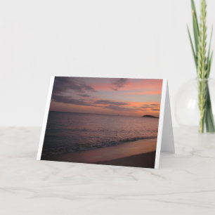 Coucher de soleil, carte