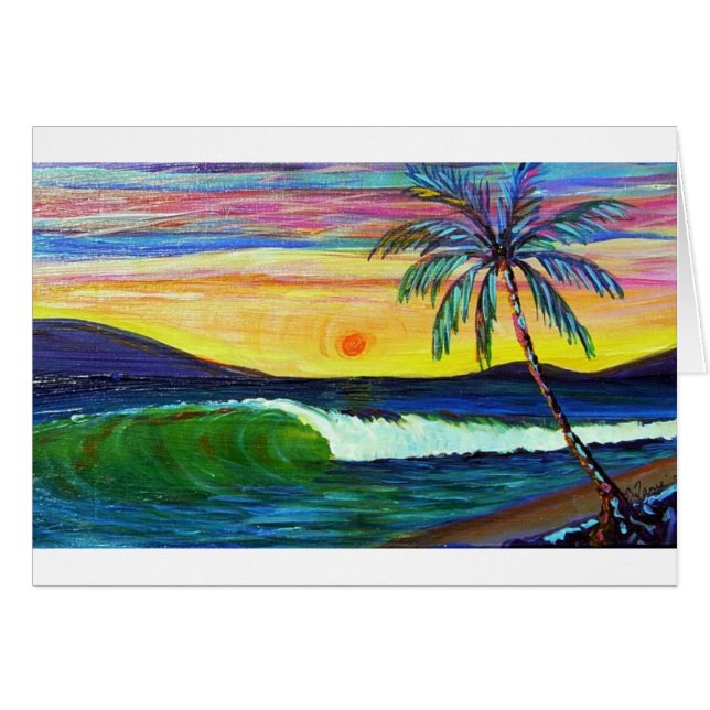 coucher de soleil de Logan à Lahaina (Devant horizontal)