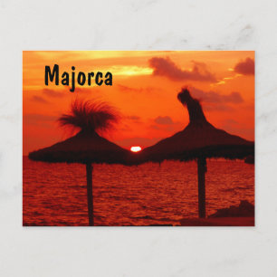 Coucher de soleil de Majorque - Carte postale