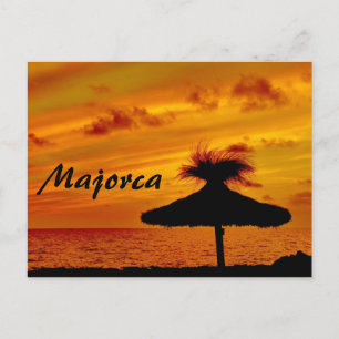 Coucher de soleil de Majorque - Carte postale