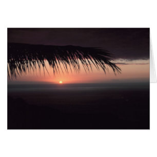 Coucher de soleil de plage tropical