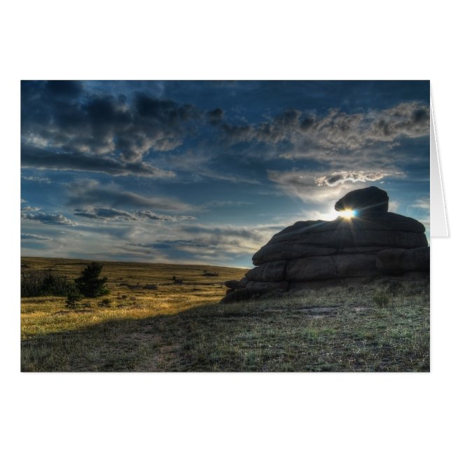 Coucher de soleil de Vedauwoo (Devant Horizontal)