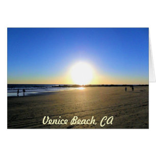 Coucher de soleil de Venice Beach