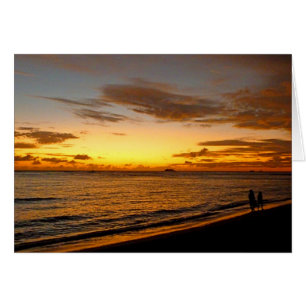 Coucher de soleil de Waikiki