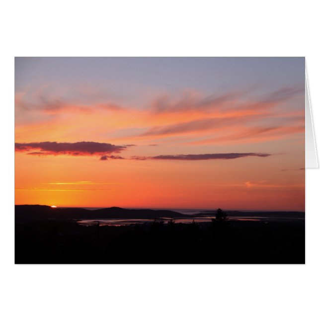 Coucher de soleil du Donegal (Devant horizontal)