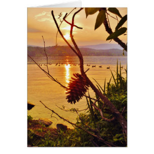 Coucher de soleil du lac Pinecone