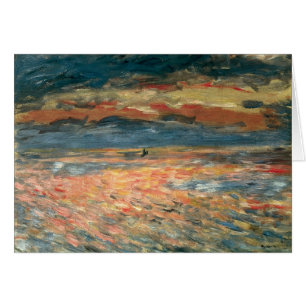 Coucher de soleil en mer par Pierre Renoir, Art Vi