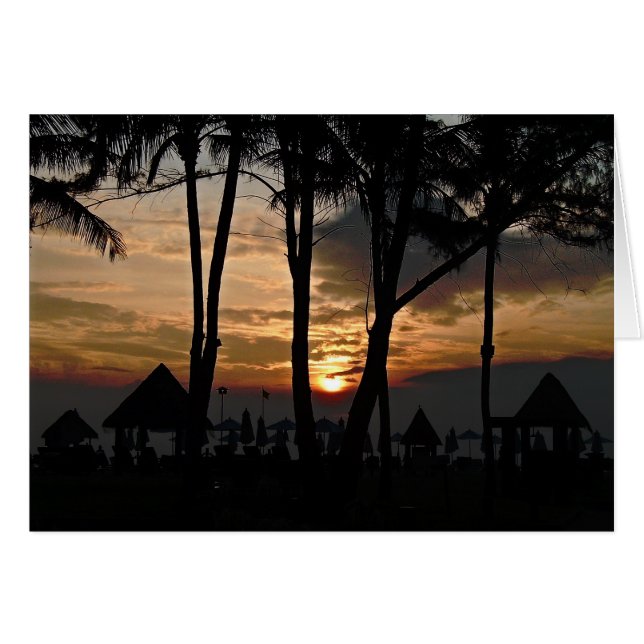 coucher de soleil orange thialand (Devant Horizontal)