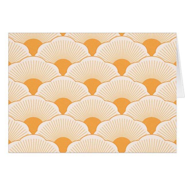 Coucher de soleil, orange tonale, texture béton (Devant horizontal)