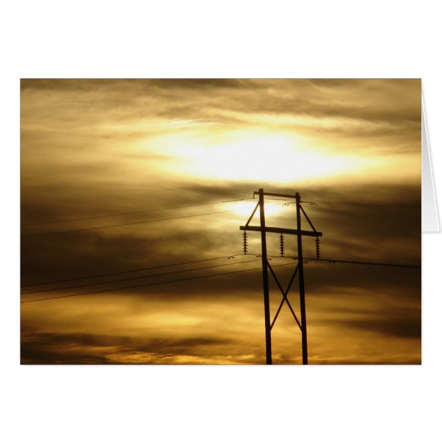 Coucher de soleil puissant (Devant horizontal)