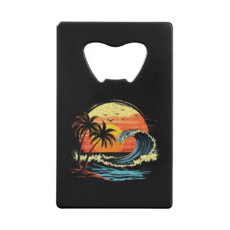 Coucher de soleil Rétro Tropical Vintage Plage Pal