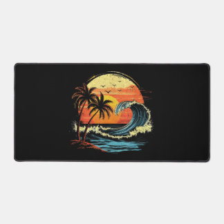 Coucher de soleil Rétro Tropical Vintage Plage Pal