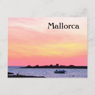 Coucher de soleil romantique de Majorque - Carte p