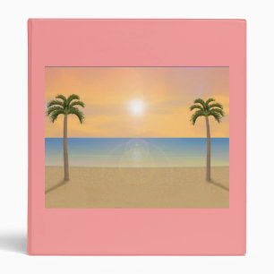 Coucher de soleil / Sunrise Beach Scène : Classeur