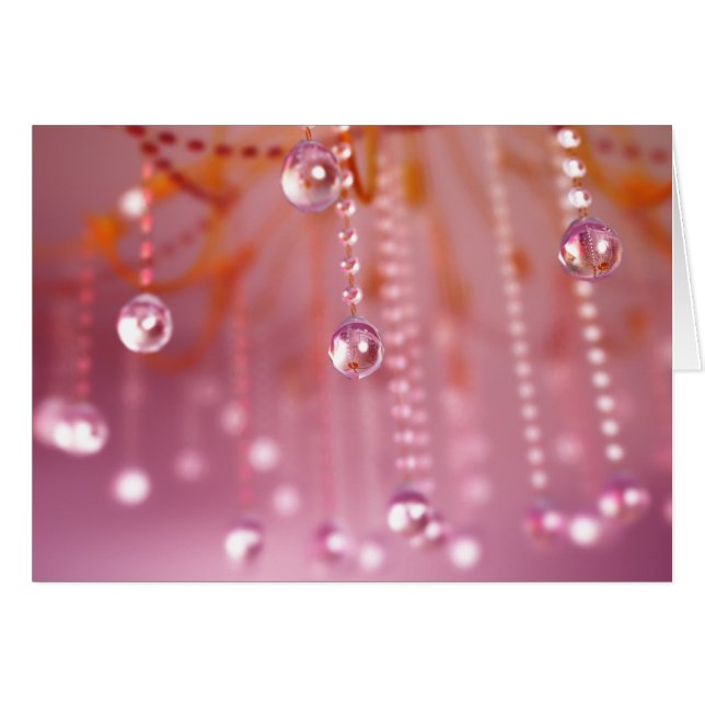 Coucher de soleil sur carte Crystal (Devant horizontal)