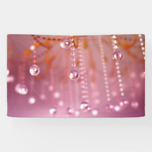 Coucher de soleil sur la bannière Crystal