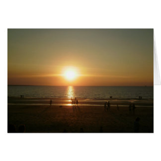 Coucher de soleil sur la mer