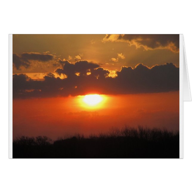 Coucher de soleil sur la vie (Devant horizontal)