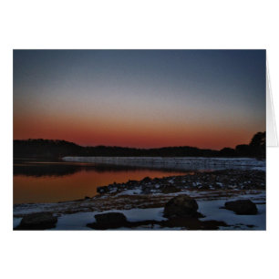 Coucher de soleil sur le lac Arrowhead
