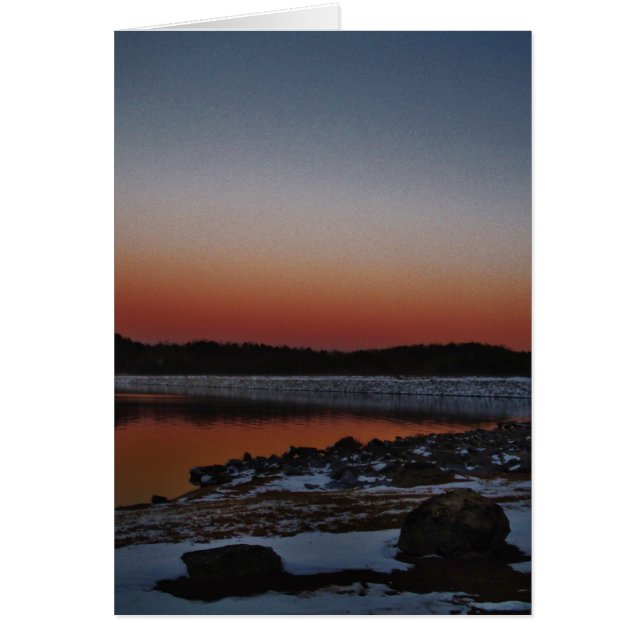Coucher de soleil sur le lac Arrowhead (Devant)