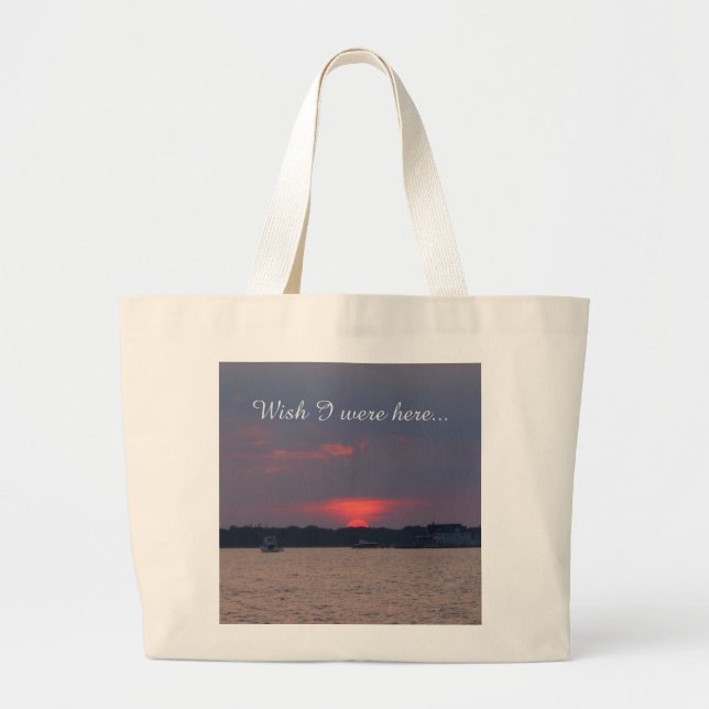 Coucher de soleil sur le Sac fourre-tout aquatique (Devant)