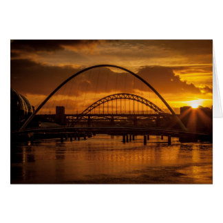 Coucher de soleil sur le Tyne