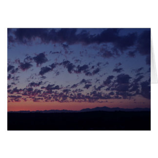 Coucher de soleil sur les montagnes olympiques